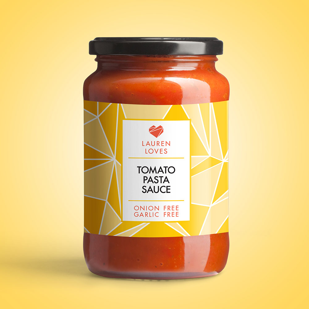 sauce label design